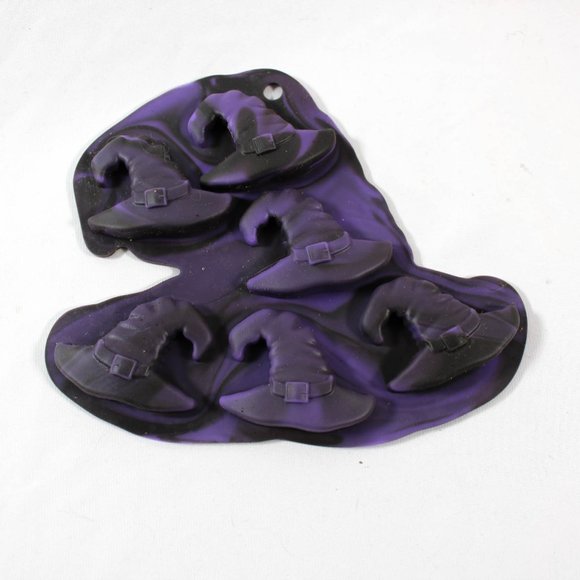 Halloween Silicone Mold Baking Candy Cooking Pumpkin Witch Hats - Picture 4 of 6